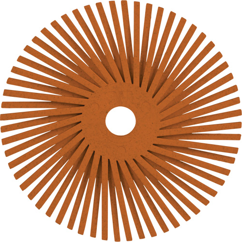 Scotch-Brite Type A Precision Radial Bristle Brush PN-RB, Ceramic, 80+ Grit, 3" Dia. M & M Nord Ouest Inc