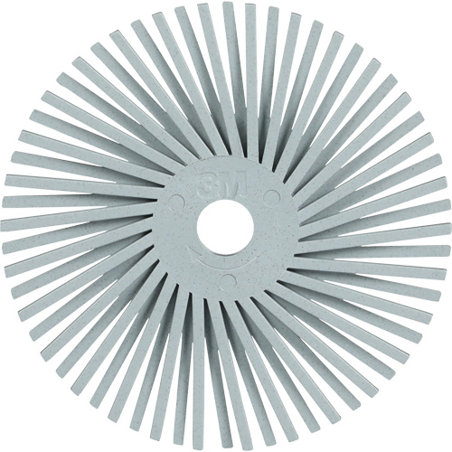 Brosse radiale en soies de pr&eacute;cision type A PN-RB Scotch-Brite , C&eacute;ramique, Grain 120+, 3" dia. M & M Nord Ouest Inc