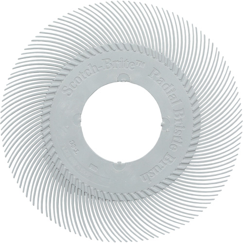 Scotch-Brite Type C Precision Radial Bristle Brush PN-RB without Adapter, Ceramic, 120+ Grit, 6" Dia. M & M Nord Ouest Inc