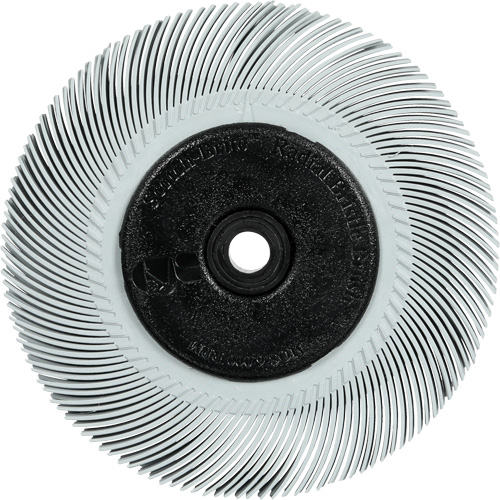 Scotch-Brite Type C Precision Radial Bristle Brush PN-RB with Adapter, Ceramic, 120+ Grit, 6" Dia. M & M Nord Ouest Inc