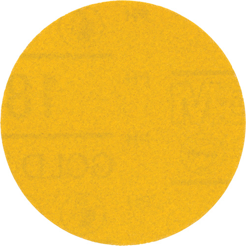 Disque abrasif dor&eacute; Hookit, 09213, dia 3", Grain 180, Oxyde d'aluminium, Poids C M & M Nord Ouest Inc