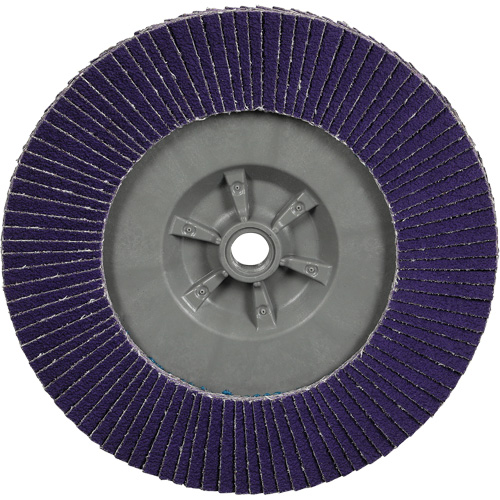 Cubitron 3 Conical  Flap Disc with Quick Change 1169F, 7" x 5/8"-11, Type T29, 80+ Grit, Ceramic M & M Nord Ouest Inc