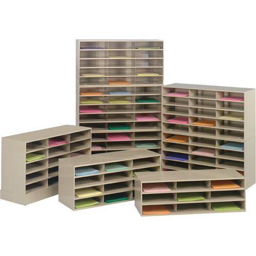 Data Organizers, Stationary, 9 Slots, Steel, 33-3/4" W x 11-5/8" D x 10-3/4" H M & M Nord Ouest Inc
