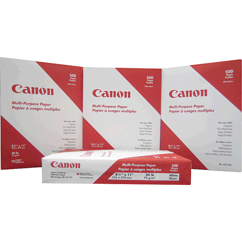 Papier pour copies a usage multiple, 8-1/2" x 11", 20 lb, Blanc M & M Nord Ouest Inc