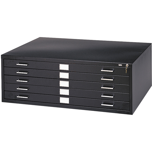 Steel Plan Files, 5 Drawers, 40-3/8" W x 29-3/8" D x 16-1/2" H M & M Nord Ouest Inc