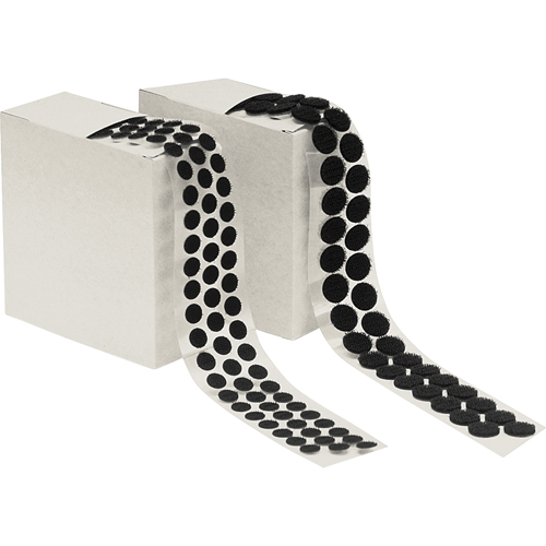 Fastener Dots, Hook, 1/2" Dia., Adhesive, Black M & M Nord Ouest Inc