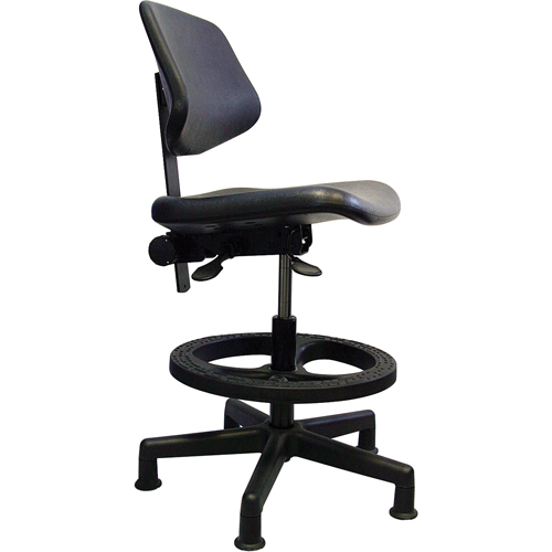 Si&egrave;ges ergonomiques, Polyur&eacute;thane, Noir, Capacit&eacute; 250 lb M & M Nord Ouest Inc