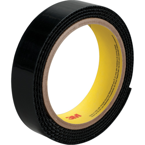 Fastener SJ3527N, Loop, 50 yds x 1", Adhesive, Black M & M Nord Ouest Inc