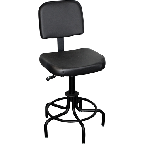 Tabouret avec dossier de s&eacute;rie 6000, Stationnaire, Ajustable Hauteur, Capacit&eacute; 250 lb M & M Nord Ouest Inc
