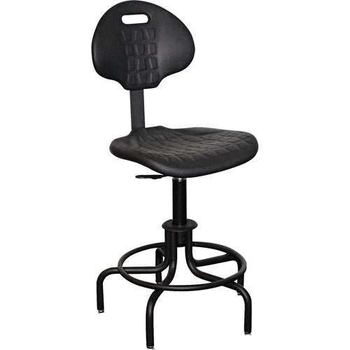 Tabouret avec dossier de s&eacute;rie 6000, Stationnaire, Ajustable Hauteur, Capacit&eacute; 250 lb M & M Nord Ouest Inc