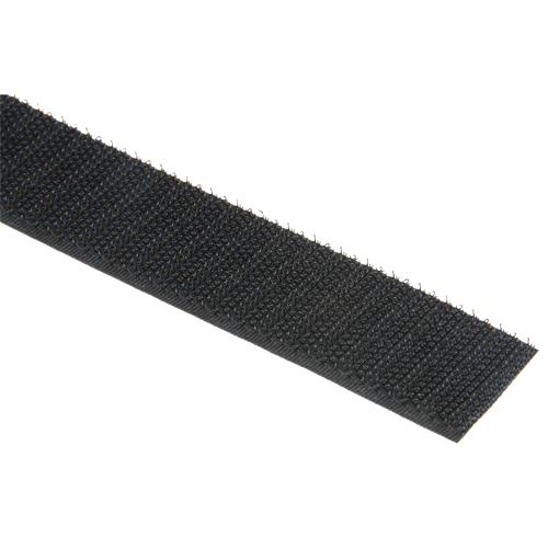 Bande d'attaches, Crochet, 50 vg x 1", Cousu, Noir M & M Nord Ouest Inc