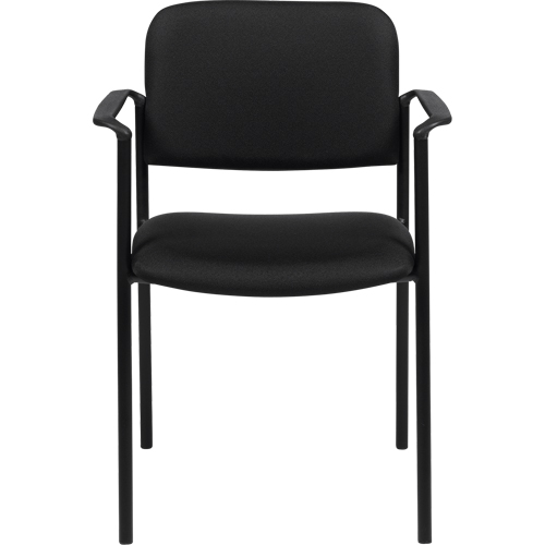 Chaises empilables, Tissu, Hauteur 32", Capacit&eacute; 300 lb, Noir M & M Nord Ouest Inc