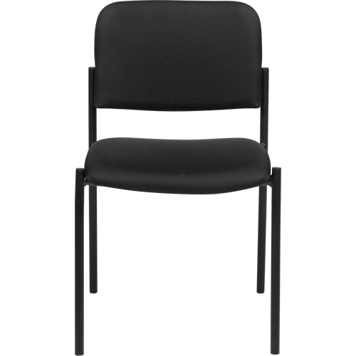 Chaises sans accoudoirs empilables, Tissu, Hauteur 32", Capacit&eacute; 300 lb, Noir M & M Nord Ouest Inc