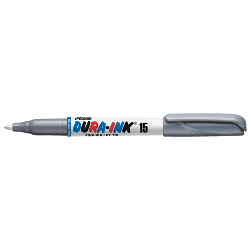Marqueur permanent Dura-Ink no 15, Fin, Argent M & M Nord Ouest Inc