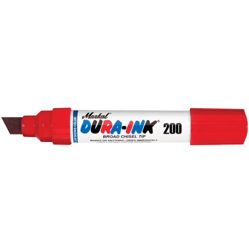 Marqueur no 200 Dura-Ink, Ciseau, Rouge M & M Nord Ouest Inc