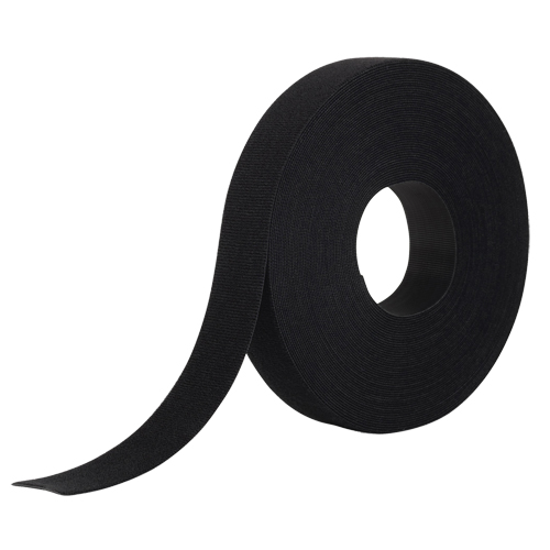 Ruban d'attaches One-Wrap, Boucle et crochet, 25 vg x 1", Auto-aggripant, Noir M & M Nord Ouest Inc