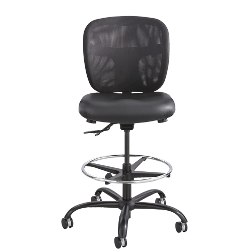 Tabouret robuste Vue, Vinyle, Noir, Capacit&eacute; 350 lb M & M Nord Ouest Inc