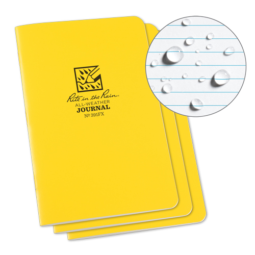 Carnet de notes, Couverture souple, Jaune, 48 Pages, 4-5/8" , 7"  M & M Nord Ouest Inc