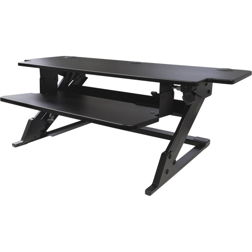 Goya Sit-Stand Workstation, Desktop Unit, 20" H x 42" W x 16" D, Black M & M Nord Ouest Inc