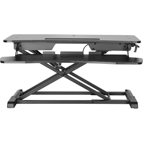 Poste de travail assis-debout Goya, Mod&egrave;le de bureau, 22" h x 31-1/2" la x 24" p, Noir M & M Nord Ouest Inc