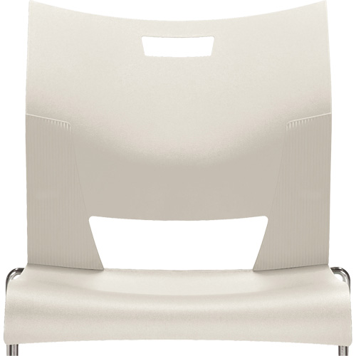 Chaise de formation sans bras Duet, Plastique, Hauteur 33-1/4", Capacit&eacute; 350 lb, Blanc M & M Nord Ouest Inc