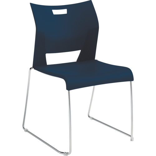 Chaise de formation sans bras Duet, Plastique, Hauteur 33-1/4", Capacit&eacute; 350 lb, Bleu M & M Nord Ouest Inc