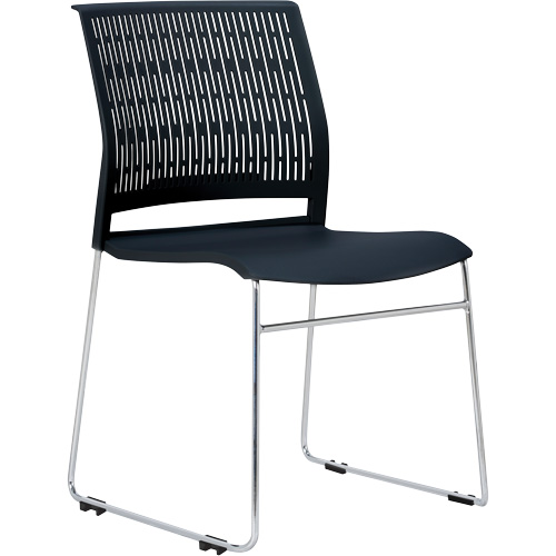 Activ Series Stacking Chairs, Polypropylene, 32-3/8" High, 275 lbs. Capacity, Black M & M Nord Ouest Inc