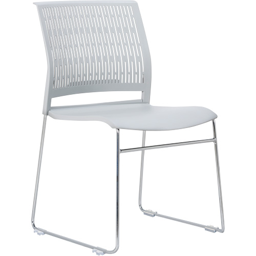 Activ Series Stacking Chairs, Polypropylene, 32-3/8" High, 275 lbs. Capacity, Grey M & M Nord Ouest Inc