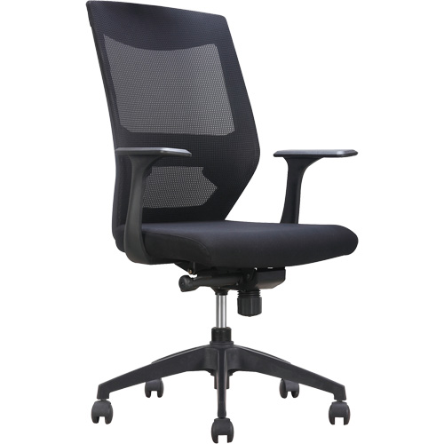 Activ Series Synchro-Tilt Office Chair, Fabric/Mesh, Black, 275 lbs. Capacity M & M Nord Ouest Inc