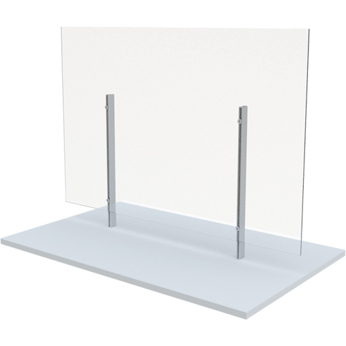 Vitre hygi&eacute;nique sur pied, 48" la x 36" h M & M Nord Ouest Inc