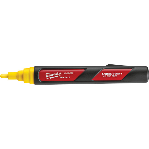 Marqueur &agrave; peinture Inkzall, Liquide, Jaune M & M Nord Ouest Inc
