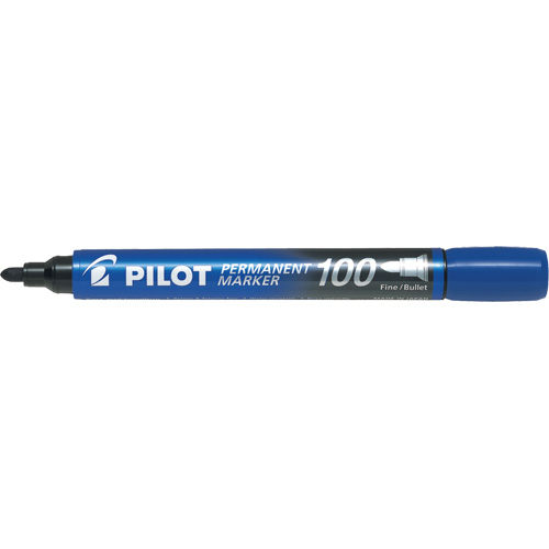 Series 100 Permanent Marker, Bullet, Blue M & M Nord Ouest Inc