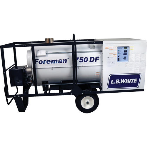 Foreman&reg; 750 Indirect-fired Portable Heater, Radiant Heat, Natural Gas, 750000 BTU/H M & M Nord Ouest Inc