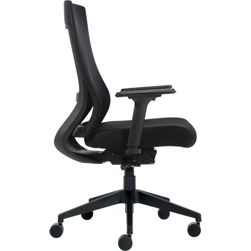 Chaise &agrave; dossier moyen avec m&eacute;canisme &agrave; basculement synchronis&eacute; &agrave; d&eacute;tection de poids , Mailles, Noir M & M Nord Ouest Inc