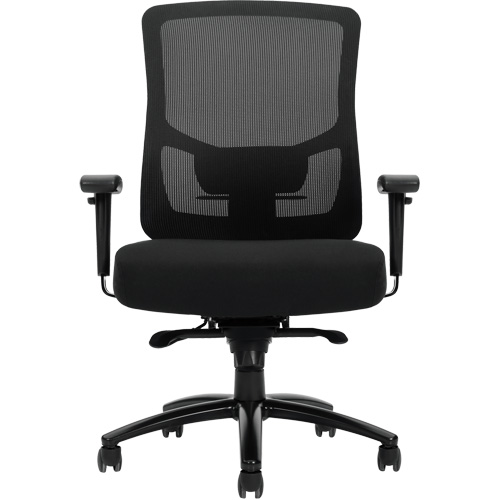 Raven 400 High-Back Heavy-Duty Synchro-Tilter, Mesh, Black, 400 lbs. Capacity M & M Nord Ouest Inc