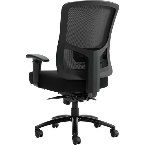 Raven 400 High-Back Heavy-Duty Synchro-Tilter, Mesh, Black, 400 lbs. Capacity M & M Nord Ouest Inc