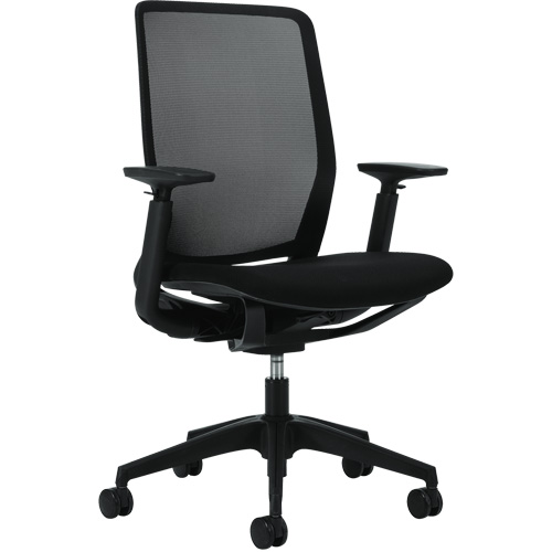 Kody High-Back Synchro-Tilter Chair, Mesh, Black, 300 lbs. Capacity M & M Nord Ouest Inc