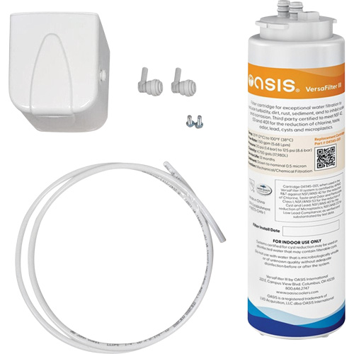 Trousse de filtre universel Versafilter III, Utilize avec Abreuvoirs OASIS/Remplisseurs de bouteille OASIS M & M Nord Ouest Inc
