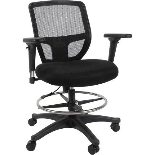 Tabouret de travail en maille, Mobile, Ajustable Hauteur, Capacit&eacute; 450 lb M & M Nord Ouest Inc