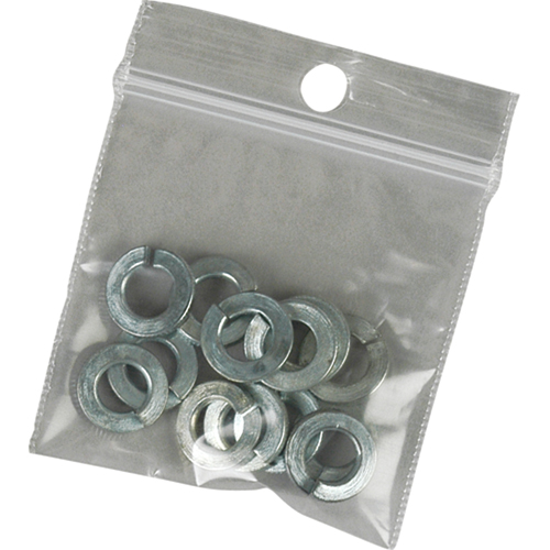 Poly Bags, Reclosable, 10" x 8", 4 mils M & M Nord Ouest Inc