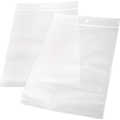 Zipper Storage Bags, Reclosable, 20" x 20", 2 mils M & M Nord Ouest Inc