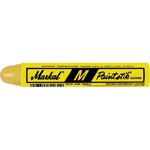 B&acirc;ton de peinture M Paintstik, B&acirc;ton plein, Jaune M & M Nord Ouest Inc