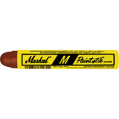 B&acirc;ton de peinture M Paintstick pour traitement &agrave; chaud, B&acirc;ton plein, Rouge M & M Nord Ouest Inc