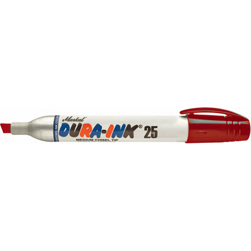 Dura-Ink&reg; Markers - #25 Felt-Tip, Chisel, Red M & M Nord Ouest Inc