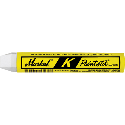 K Paintstik&reg; Paint Marker, Solid Stick, White M & M Nord Ouest Inc