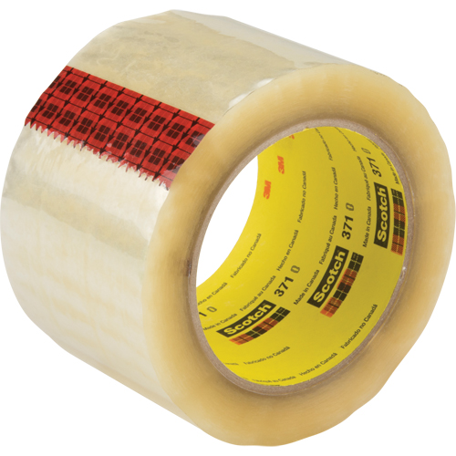 Scotch&reg; Box Sealing Tape 371, Hot Melt Adhesive, 1.9 mils, 36 mm (1-1/2") x 914 m (2998') M & M Nord Ouest Inc