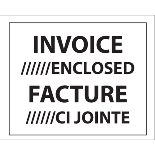 Packing List Envelopes, 4" L x 5" W, Backloading Style M & M Nord Ouest Inc