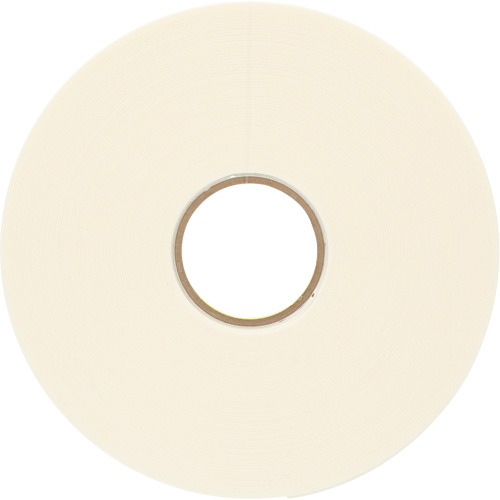 Double Coated Polyethylene Foam Tape 4466, 12.7 mm (1/2") W, 62 mils, Polyethylene M & M Nord Ouest Inc