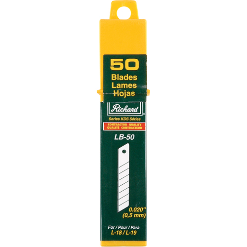 Replacement Blades, Snap-Off Style M & M Nord Ouest Inc
