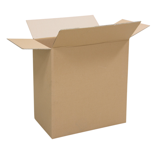 Boîte ondul&eacute;e &agrave; parois doubles, 24" lo x 15" la x 25" h, ondulations BC M & M Nord Ouest Inc